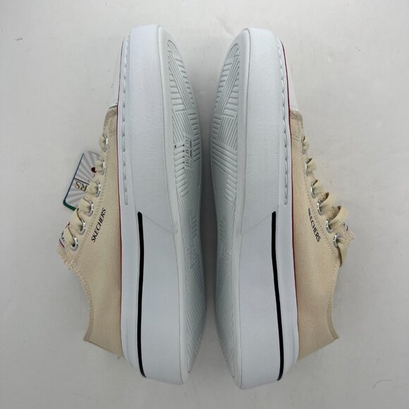 Skechers Womens 185073 Ivory Court Classics Cordova Low Top Size 7 Sneakers - Picture 8 of 10